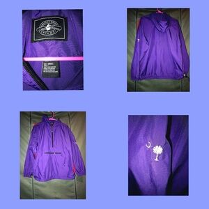 Purple Charles River Windbreaker